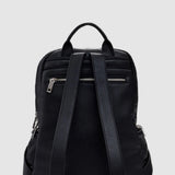 Rucsac damă Desigual cu finisaj neted negru