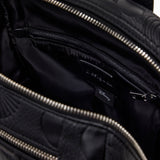Rucsac damă Desigual cu finisaj neted negru