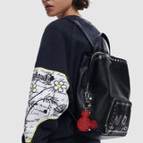 Rucsac damă Desigual cu detalii grafice negru