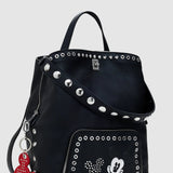 Rucsac damă Desigual cu detalii grafice negru