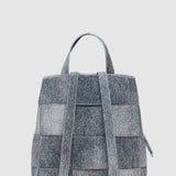 Rucsac damă Desigual albastru cu efect patchwork
