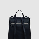 Rucsac damă Desigual structurat din piele ecologică, negru