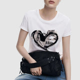 Poșetă damă Desigual cu bretea ajustabilă din piele ecologică, negru