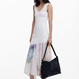 Poșetă damă Desigual cu textură structurată din piele ecologică, negru