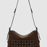 Poșetă damă Desigual cu structură rigidă din piele ecologică, maro