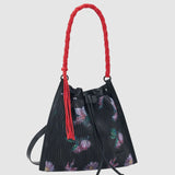 Rucsac femei Desigual cu imprimeu floral și mâner împletit