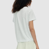 Tricou femei Desigual cu imprimeu inimă grafică alb