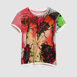 Tricou femei Desigual multicolor cu imprimeu floral