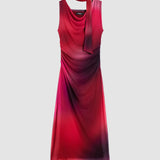 Rochie femei Desigual roz cu imprimeu artistic