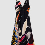 Rochie femei Desigual multicoloră cu model texturat