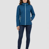 Geacă damă softshell cu glugă Killtec albastru ocean