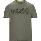 Tricou bărbați Killtec cu imprimeu grafic montan