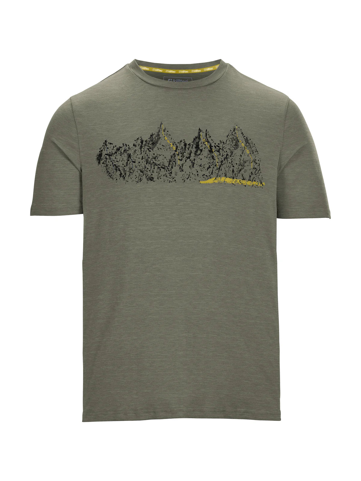Tricou bărbați Killtec cu imprimeu grafic montan
