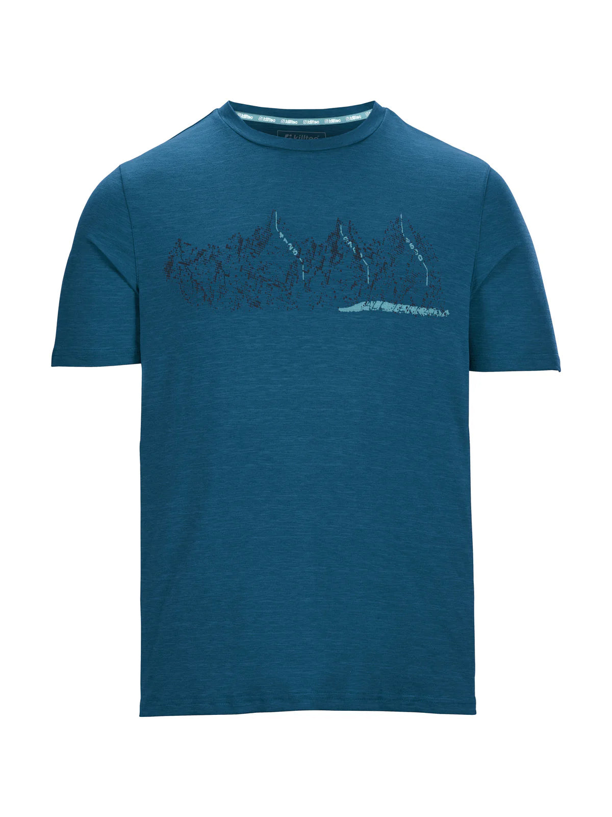 Tricou bărbați Killtec cu imprimeu grafic montan
