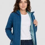 Geacă damă softshell cu glugă Killtec albastru ocean