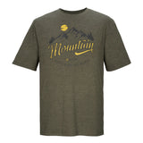 Tricou bărbați Killtec cu imprimeu montan verde olive