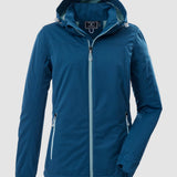 Geacă damă softshell cu glugă Killtec albastru ocean
