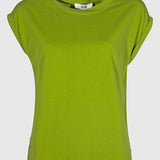 Tricou damă MDM din bumbac elastic verde