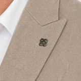 Sacou bărbați slim fit texturat bej
