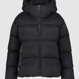 Geacă femei Luhta Eisberg matlasată cu glugă crem/negru