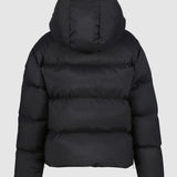 Geacă femei Luhta Eisberg matlasată cu glugă crem/negru