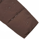 Geacă femei Luhta Flygar matlasată cu glugă, maro, negru, crem