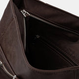 Rucsac damă Desigual cu compartimente multiple din piele ecologică, maro