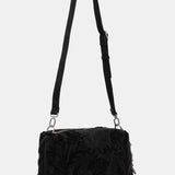 Poșetă damă Desigual cu bretea ajustabilă din piele ecologică, negru