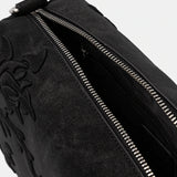 Poșetă damă Desigual cu bretea ajustabilă din piele ecologică, negru