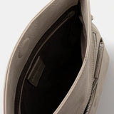 Poșetă damă Desigual cu textură structurată din piele ecologică, crem