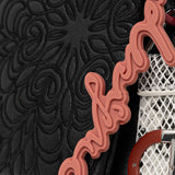 Poșetă damă Desigual structurat din piele ecologică, negru