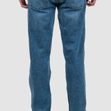 Pantaloni bărbați relaxed fit denim albastru
