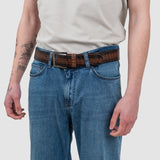 Pantaloni bărbați relaxed fit denim albastru