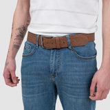 Pantaloni bărbați slim fit denim albastru