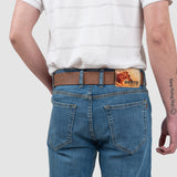Pantaloni bărbați slim fit denim albastru