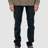 Pantaloni bărbați slim fit bumbac elastic kaki