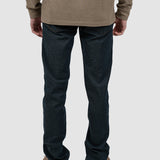 Pantaloni bărbați slim fit bumbac elastic kaki