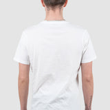 Tricou bărbați regular fit alb din bumbac