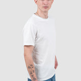 Tricou bărbați regular fit alb din bumbac