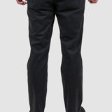 Pantaloni bărbați slim fit bumbac elastic negru