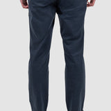 Pantaloni bărbați slim fit bumbac elastic bleumarin