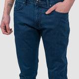 Pantaloni bărbați slim fit denim albastru