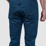 Pantaloni bărbați slim fit denim albastru