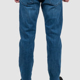 Pantaloni bărbați slim fit denim alb