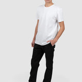 Pantaloni bărbați slim fit bumbac elastic negru