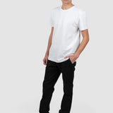 Pantaloni bărbați slim fit bumbac elastic negru