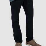Pantaloni bărbați slim fit bumbac elastic bleumarin