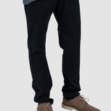 Pantaloni bărbați slim fit bumbac elastic bleumarin