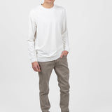 Pantalon denim bărbați slim fit bej/negru