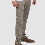 Pantalon denim bărbați slim fit bej/negru